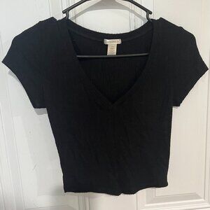 Bozzolo Ribbed Cropped Tee